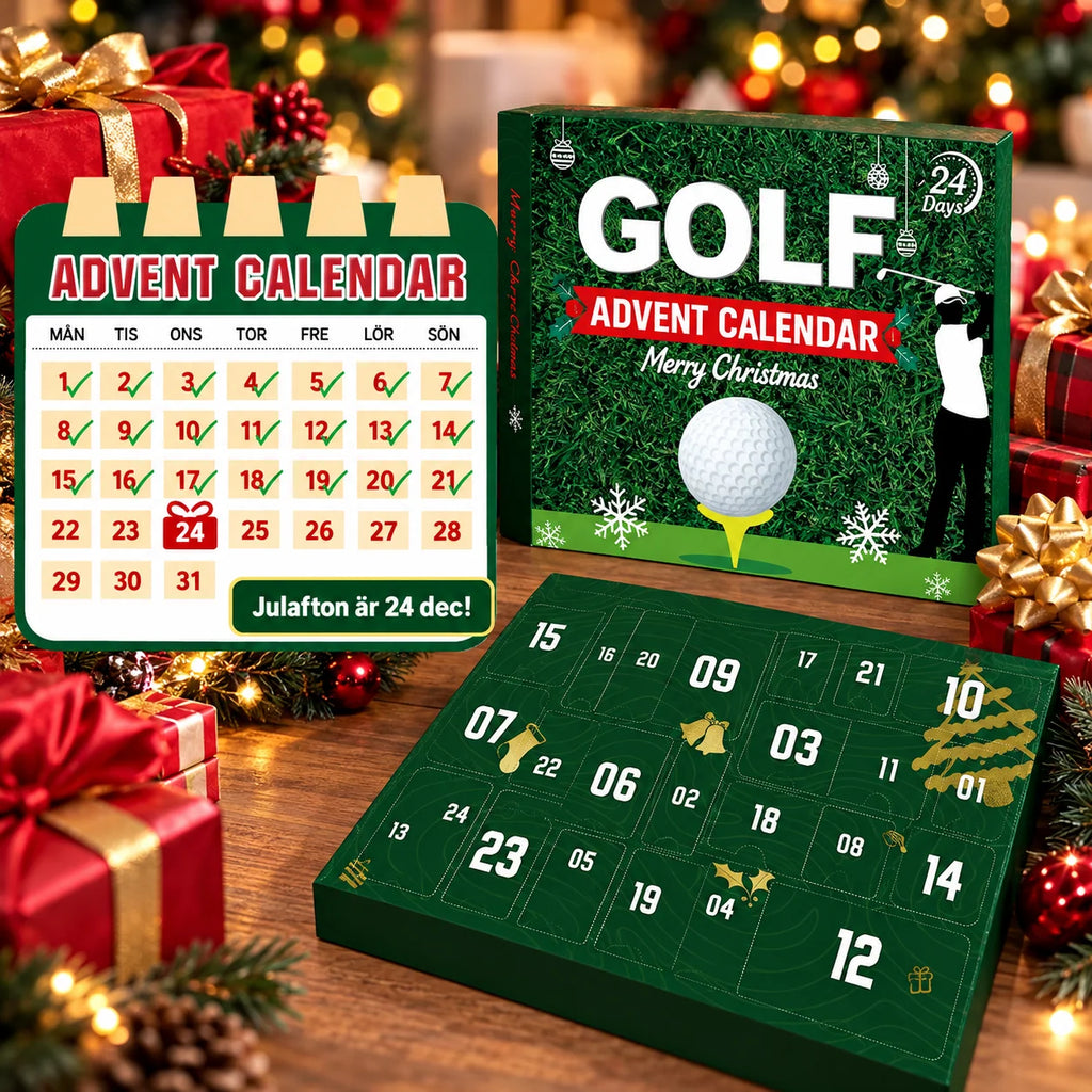Golfkalender™Julkalendern han faktiskt vill öppna