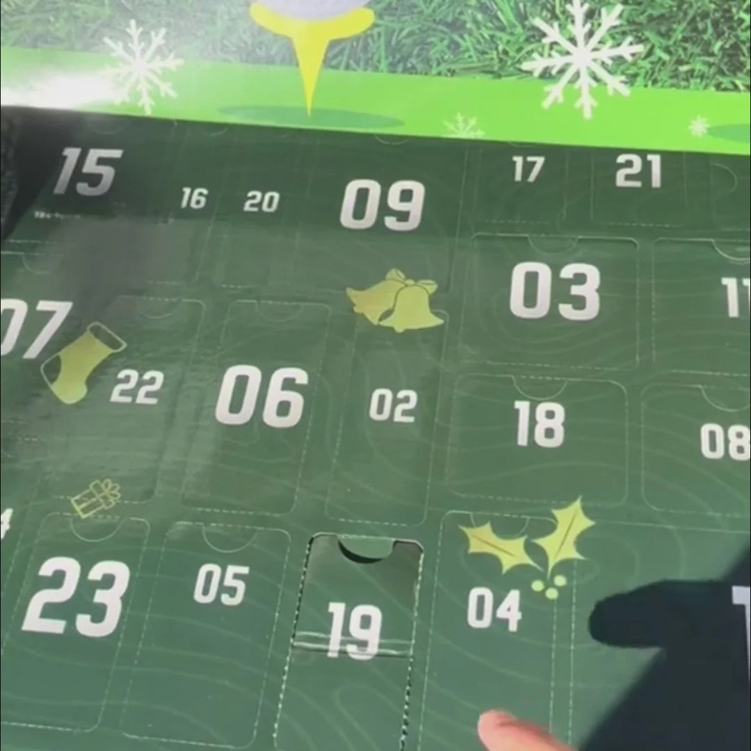 Golfkalender™Julkalendern han faktiskt vill öppna